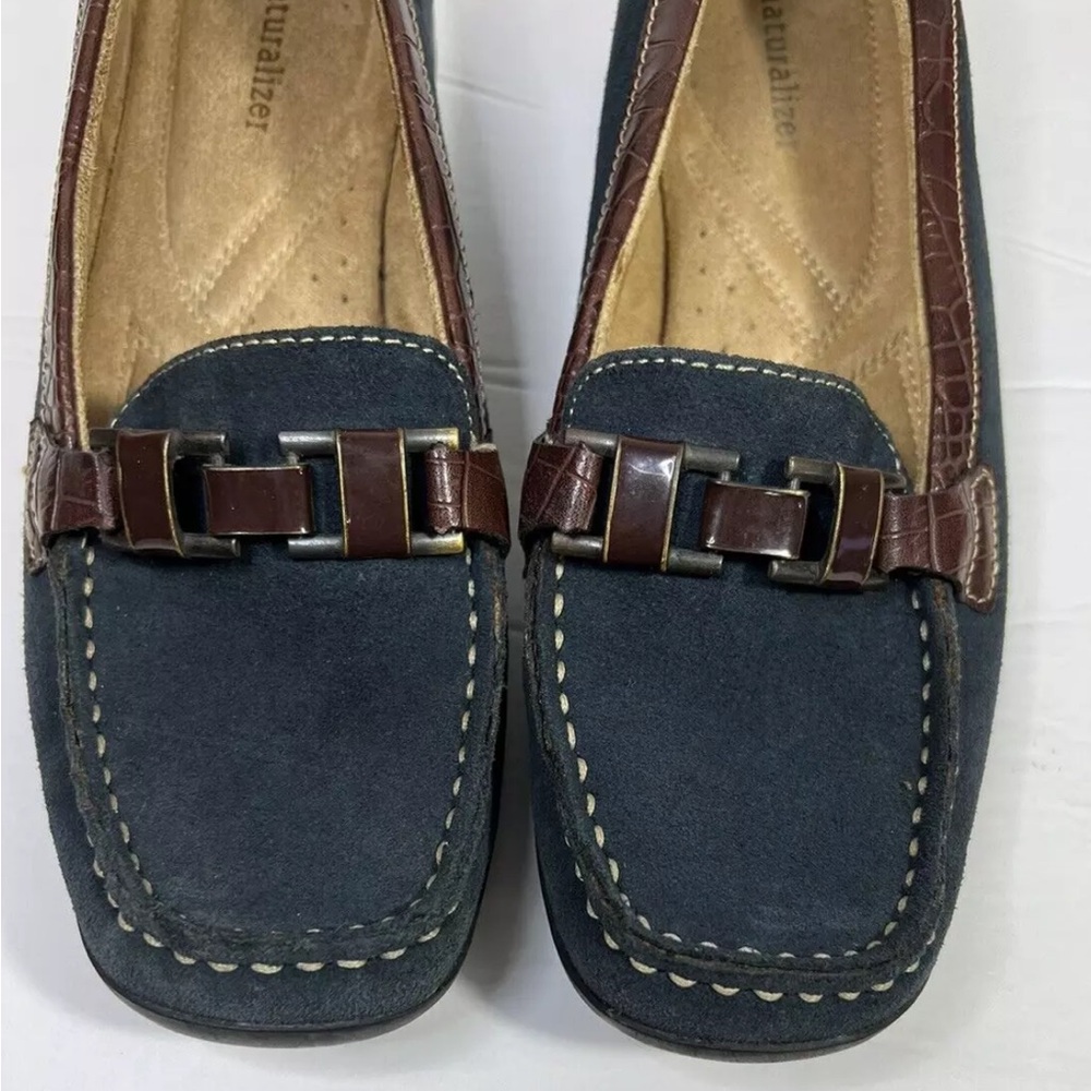 Naturalizer Shoes Women's 8 Camille Suede Leather Comfort Slip-On Loafer